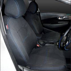FRONT Seat Covers Full-Length with Map Pockets Custom Fit Hyundai Kona SX2 V1 (2023-Now), Premium Neoprene | Supertrim 