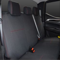 REAR seat covers Custom Fit LDV T60 (2017-Now), Heavy Duty Neoprene, Waterproof | Supertrim