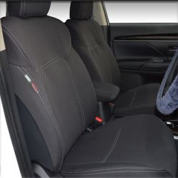 FRONT Seat Covers Custom Fit Mitsubishi Outlander (2018-Now), Premium Neoprene, Waterproof | Supertrim