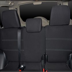 Seat Covers Middle Row Snug Fit For Mitsubishi Pajero (2006 - 2022), Premium Neoprene (Automotive-Grade) 100% Waterproof