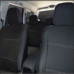 FRONT Seat Covers & REAR Full-length (with Armrest cover)  Custom Fit Mitsubishi Outlander ZM (2022-Now), Heavy Duty Neoprene, Waterproof | Supertrim 