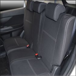 REAR seat covers Full-length (with Armrest Cover) Custom Fit Mitsubishi Outlander ZM (2022-Now), Heavy Duty Neoprene, Waterproof | Supertrim