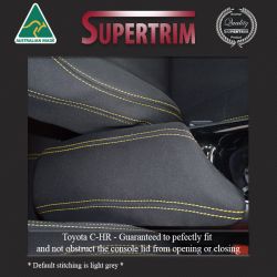 CONSOLE LID COVER Custom Fit Toyota C-HR (2017-Now), Premium Neoprene, Waterproof | Supertrim