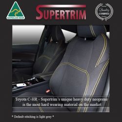 FRONT Seat Covers Full-Length Custom Fit Toyota Kluger (2021-Now), Premium Neoprene | Supertrim