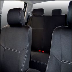 Seat Covers Front 2 Bucket Seats With Side Airbags & Rear Snug Fit For Hilux MK.7 (Aug 2009 - Aug 2015) Premium Neoprene (Automotive-Grade) 100% Waterproof