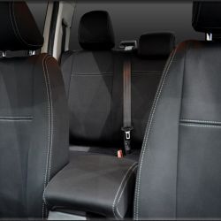 FRONT Full-Length With Map Pockets & REAR Seat Covers Custom Fit Volkswagen Amarok Ultimate (2017-Now), Heavy Duty Neoprene, Waterproof | Supertrim