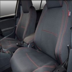 FRONT Seat Covers Full-Length with Map Pockets Custom Fit  Volkswagen Golf Mk.6 (2010-2012), Premium Neoprene | Supertrim 