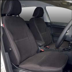 FRONT Seat Covers Full-Length with Map Pockets Custom Fit Volkswagen MK 7.5 Golf (2017-now), Premium Neoprene | Supertrim 