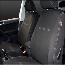 FRONT Seat Covers Full-Length with Map Pockets Custom Fit Volkswagen Tiguan (2016-Now), Premium Neoprene | Supertrim