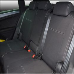 Middle Row Seat Covers Full-length Custom Fit Volkswagen Tiguan (2016-Now), Premium Neoprene | Supertrim