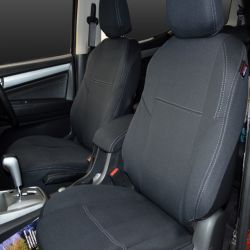 FRONT Seat Covers Custom Fit Holden Colorado RG (Apr 12 - Now), Premium Neoprene (Automotive-Grade) 100% Waterproof | Supertrim