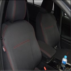 FRONT Seat Covers Full-Length with Map Pockets Custom Fit  Mitsubishi Eclipse Cross YA/YB (2017-now) Premium Neoprene | Supertrim 