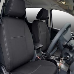 Custom Seat Covers for Jul 2011- Jun 2022 Ford Ranger PX.III - Standard FRONT - Premium Grade Neoprene, Waterproof, Airbag Safe