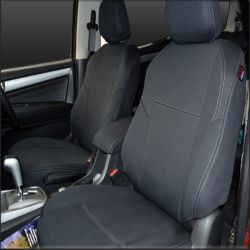 FRONT Full-length Seat Covers Custom Fit Holden Colorado RG (Apr 2012 - Now), Premium Neoprene (Automotive-Grade) 100% Waterproof | Supertrim