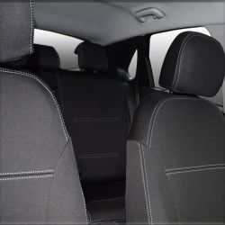 FRONT Seat Covers Full-Length With Map Pockets & Rear Full-length Custom Fit Hyundai i30 PD (2017-Now), Premium Neoprene, Waterproof | Supertrim