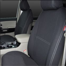 Seat Covers Front & 2nd Row With Full-Length (with middle armrest Cover)  Snug Fit Kia Carnival KA4 (2020-Now), Heavy Duty Neoprene, Waterproof | Supertrim