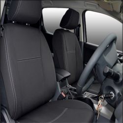 Mazda BT-50 UP/UR (2011 - 2020) FRONT + REAR With Armrest Access Seat Covers, Snug Fit, Premium Neoprene (Automotive-Grade) 100% Waterproof