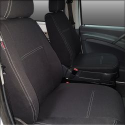 FRONT Seat Covers Full-Length with Map Pockets Custom Fit Mercedes-Benz Vito Wagon (2004-2014), Premium Neoprene | Supertrim