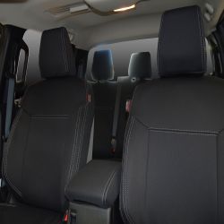 FRONT Seat Covers & REAR Cover Custom Fit Mitsubishi Triton MV (2024-Now), Premium Neoprene, Waterproof | Supertrim