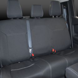 REAR seat covers Custom Fit Mitsubishi Triton MV (2024-Now), Premium Neoprene, Waterproof | Supertrim