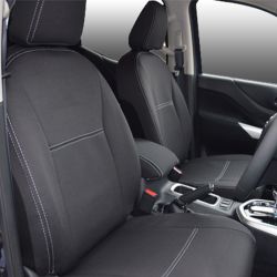 FRONT seat covers Custom Fit Nissan Navara NP 300 (2015-Now), Heavy Duty Neoprene, Waterproof | Supertrim