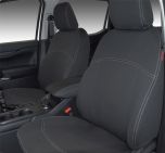 FRONT Seat Covers Full-Length Custom Fit FORD Ranger Next-Gen Wildtrak & Sport (2022-Now), Heavy Duty Neoprene | Supertrim