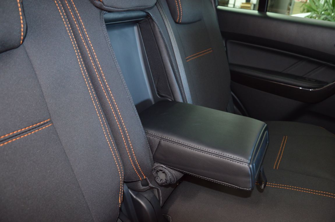 Product Info: Access to armrest/cup holder in rear seat